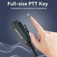 thumbnail image 4 of Auricular Walkie Talkie Retevis con micrófono para RT22 RT68 RT21, 4 of 9