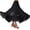 Black-Skirt, variant on Flowy Maxi Skirts for Women Solid Layered Spanish Traditional Festival Dance Skirt Black L
