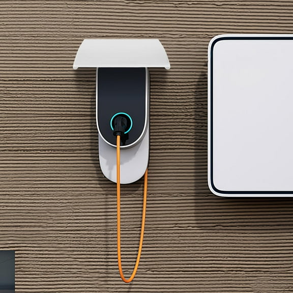 GOOHOCHY GOOHOCHY Electric Car Charger Cover Waterproof Dustproof Sun Protection for White