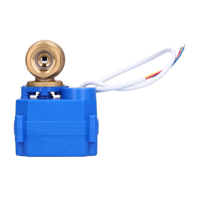 Motorized Ball Valve, 3 Wire Electric Valves Brass IP67 Protection 1/2in NPT With Indication For Pipe Pressure Equipment