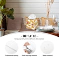 thumbnail image 3 of Gukieu mouse holiday Print Leather Tissue Box, PVC Waterproof Velcro Opening and Closing Square Tissue Box Holder, Suitable for Home and Office Decoration, 3 of 7