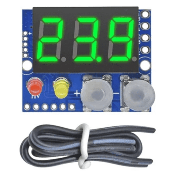 DC 0-99.9V LED Panel Voltmeter Buzzer Alarm Indicator Level Charge Battery