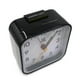 thumbnail image 2 of Silent analog alarm clock bedside table clock square table clock quartz clock alarm clock with snooze and luminous black, 2 of 4
