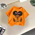thumbnail image 4 of Zecgelong T-Shirt Décontracté à Manches Courtes et Col Rond pour Filles, Imprimé Dessin Animé, Taille 2-4 Ans, 4 of 4