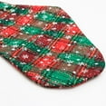 thumbnail image 2 of A Christmas Mini Stocking With Plaid Cuff For Decor And Gift Bag Holiday Design Includes 1 Piece Size 14.57X8.66 Inches Weight 0.19 Lb, 2 of 4