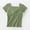 Green women's ribbed t-shirt a1, variant on Women's Ribbed T-Shirt Square Neck Short Sleeve Casual Basic Top Solid Color Tee Vacation Travel Fashion Clothes, White S