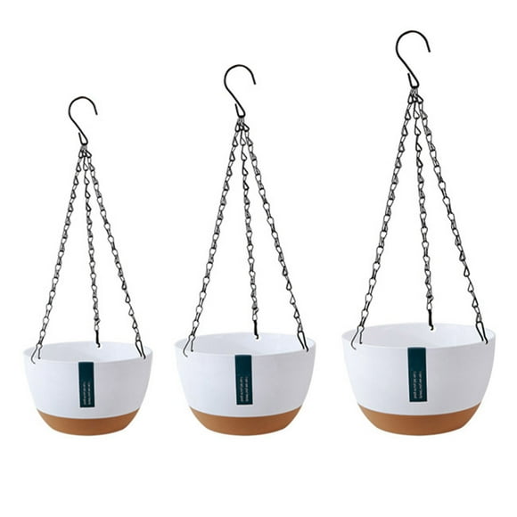 Maceta colgante BuyWeek de plástico reciclado Tamaño S M L
