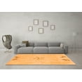 thumbnail image 3 of Ahgly Company Indoor Rectangle Abstract Orange Modern Area Rugs, 2' x 5', 3 of 4