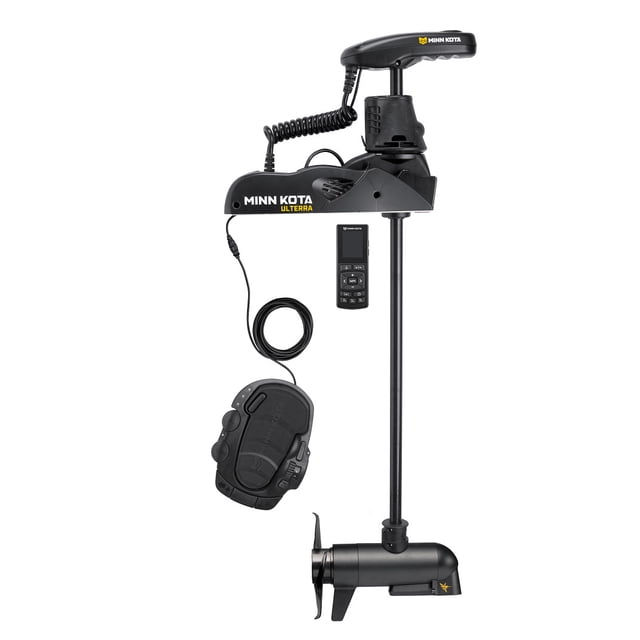 Minn Kota Trolling Motor 1358971 Ulterra; Freshwater; Electric Steer; Variable Speed Forward And Reverse; 80 Pound Of Thrust; 60 Inch Length; Bow Mount; 24 Volts; 56 Ampere