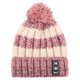thumbnail image 1 of Gorro de punto de invierno para mujer, gorro cálido con forro polar a la moda, gorro de lana para ciclismo a prueba de frío para invierno para mujer, 1 of 4
