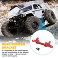 thumbnail image 3 of RC Car Trasero Montaje de parachoques Metal Piezas de automóviles controladas con control remoto Modificación de accesorios para parachoques Reemplazar accesorios para modificaciones rojas Guardurnaity FN009818-01, 3 of 7