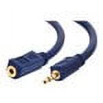 UPC: 0757120406075 | C2G Velocity 3ft Velocity 3.5mm M/F Stereo Audio Extension Cable – audio extension cable – 3 ft