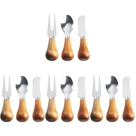 

BESTONZON 4 Sets of Cheese Cutters Portable Cheese Cutters Fruit Jam Spreaders Kitchen Baking Tools