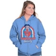 thumbnail image 3 of Betty Boop Cartoon American Beauty Zip Hoodie Sweatshirt Women Brisco Brands 4X, 3 of 5
