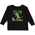 thumbnail image 3 of Inktastic Dinosaur Birthday Party Boys or Girls Long Sleeve Toddler T-Shirt, 3 of 5