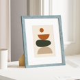 thumbnail image 2 of decorUhome 8x10 Solid Wood Picture Frame, Display 5x7 Pictures with Mat or 8x10 without Mat, Photo Frame for Home Decor, Rustic Blue, 2 of 9