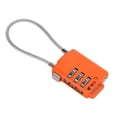 thumbnail image 1 of Luggage Lock, Baggage Padlock Safety Orange Convenient  for Travel, 1 of 7