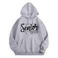 thumbnail image 6 of XINXIAOO Women's Hoodies Sweatshirts Long Sleeve Womens Pullover Cozy Sweatshirts for Women Grey Hoodie Women Fall Clothing Trendy Womens Clothes, 6 of 7