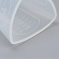 thumbnail image 4 of 250ml Silicone Measuring Cup Triangle For UV Resin Epoxy Resin Jewelry Making White 7.9x8x11.8cm Capacity: 250ml(8 fl. oz), 4 of 5