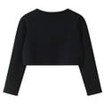 thumbnail image 5 of Sweaters For Girls 14-16 Girls Kids Bolero Cardigan Sweater Long Sleeve Button Knit Shrug Cropped Cover Up Top Cardigan Shrug, 5 of 5