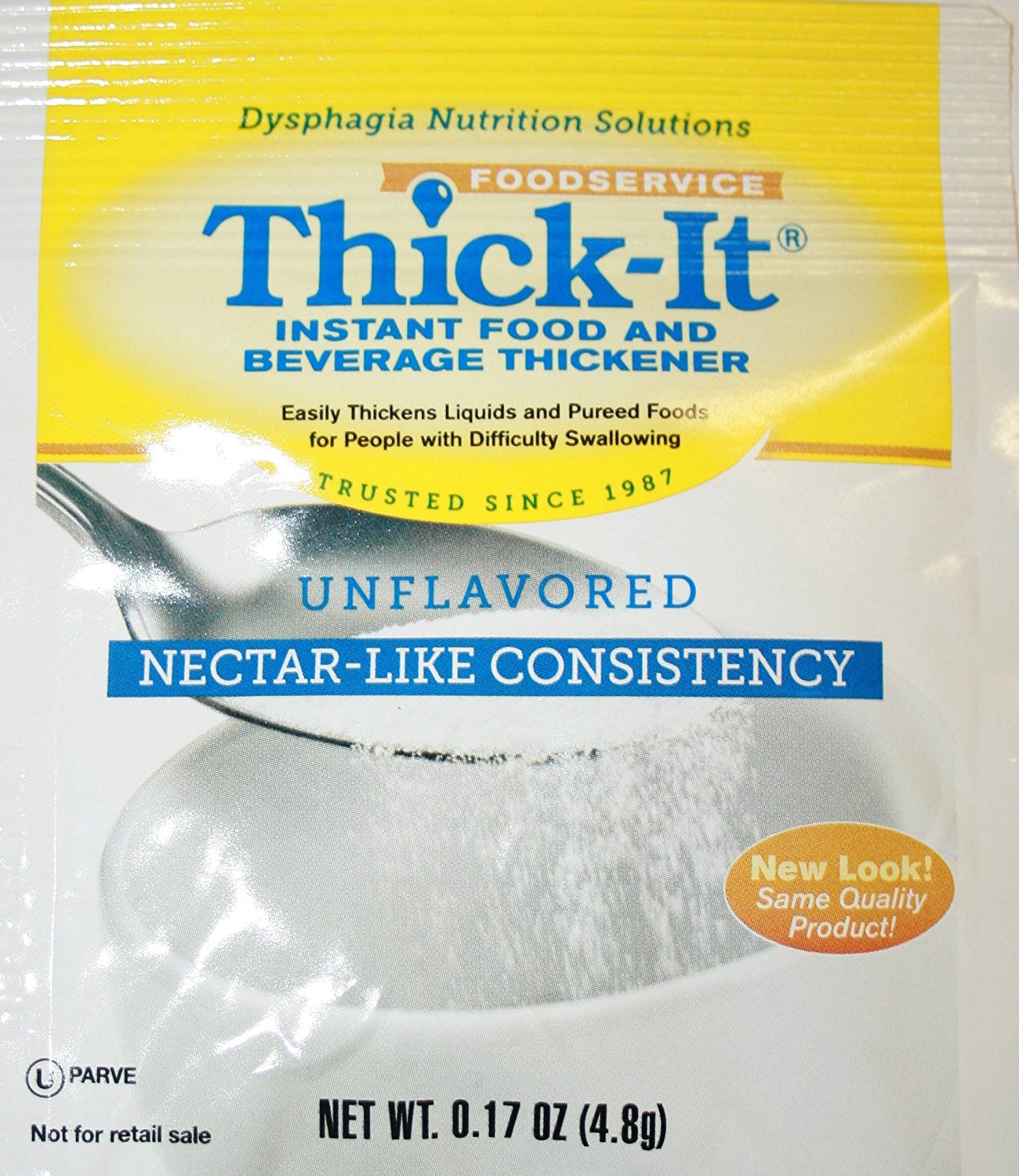 Thick It Instant Food and Beverage Thickener, 0.17 Ounce 200 per