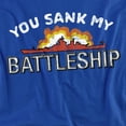 thumbnail image 2 of Battleship T-Shirt Sunk Unisex Graphic Tee For Men & Women, 2 of 7