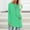 Mint Green, variant on Womens Tunic Tops Long Sleeve Round Neck Soft Loose Long Blouse Shirts Side Split Casual Long T Shirts to Wear with Leggings