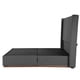 thumbnail image 3 of Cabecera King Size Linz + Base Cama Gris Oscuro, 3 of 8