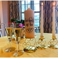 thumbnail image 2 of Two Hearts, One Love Wedding Unity Candle Set or Memento with Ivory Pillar and tapers, 2 of 3