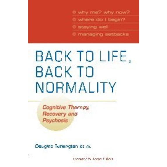 Pre-Owned Back to Life, Back to Normality (Paperback) 0521699568 9780521699563