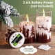 thumbnail image 3 of Set de 3 velas sin llama Lamp Eywamage Red Buffalo Plaid, 3 of 7