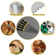thumbnail image 5 of Juego de Limas de Metal de Mano Pequeña, 6,3 Pulgadas, 10 Piezas, Limas de Aguja de Acero de Aleación Resistente, Redondas, Bisemicirculares, Planas, Cuadradas, Triangulares, 5 of 5