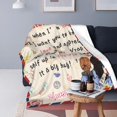 thumbnail image 3 of LHSHID Daughter Birthday Gift Blanket Flannel Soft and Comfortable Anti static Bed Sofa Blanket 50x60in, 3 of 6