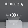 thumbnail image 6 of Luxury Intelligent Smart Toilet with Instant Warm Water Sprayer and Dryer, Auto Flush /Foot Sensor Operation, Adjusted Temp Heated Bidet Seat, LED Display White, 6 of 8