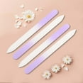 thumbnail image 6 of Unique Bargains Glass Double-sided Nail File Manicure Tool 4 Pcs Purple, 6 of 6