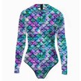 thumbnail image 3 of WILLBEST Traje de Baño Mujer 2 Piezas Elegante Traje de Baño con Estampado de Escamas de Pescado para Mujer Combinación de Moda y Comodidad 1812, 3 of 3