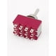 thumbnail image 2 of Interruptor de palanca eléctrico rojo de 250V/120V 2A/5A 4PDT ON/OFF/ON 3 posiciones 12 pines, 2 of 2