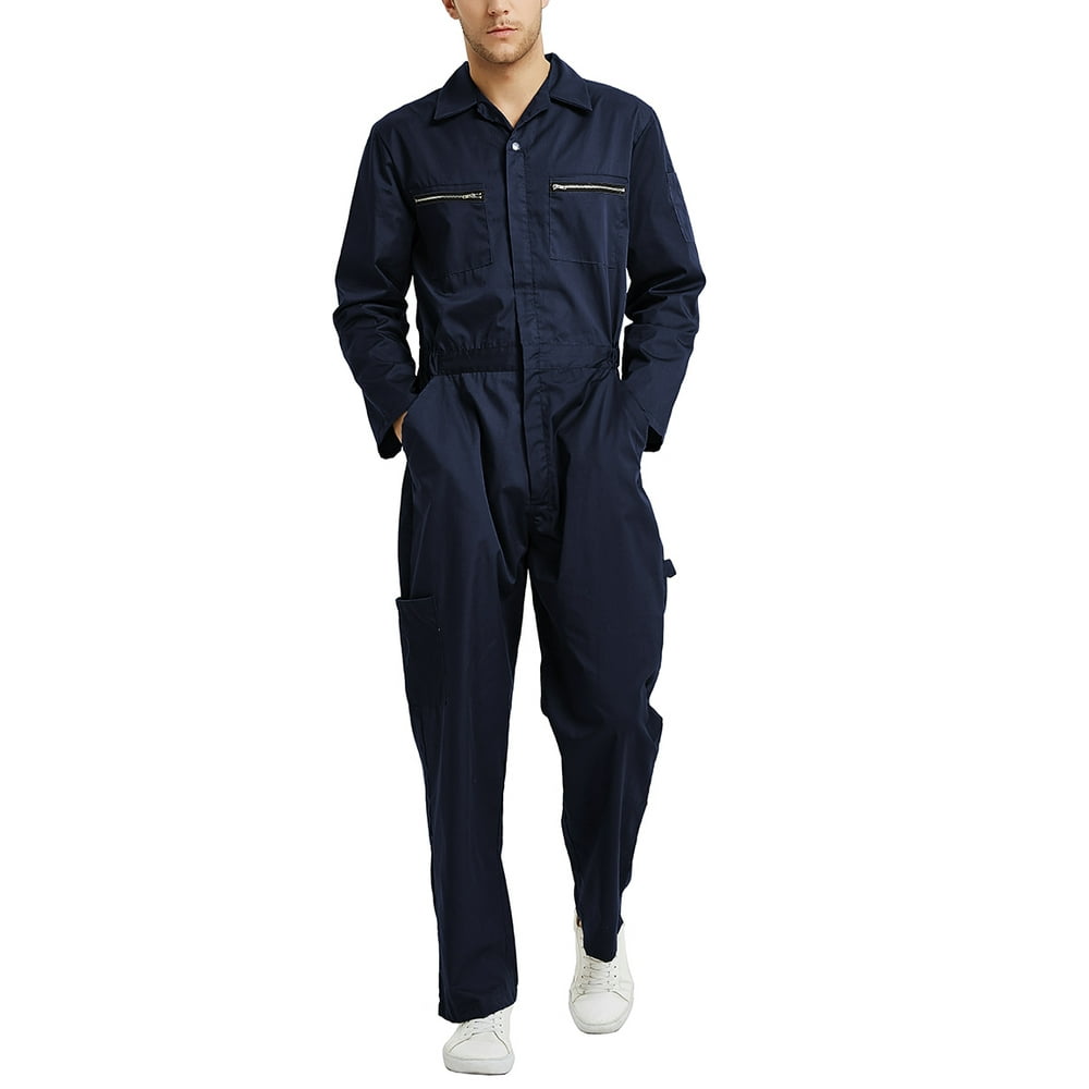 Toptie TOPTIE Men's Action Back Coverall with Zipper Pockets