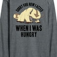 thumbnail image 3 of Avatar - The Last Airbender - Appa Hungry - Men's Long Sleeve T-Shirt, 3 of 5