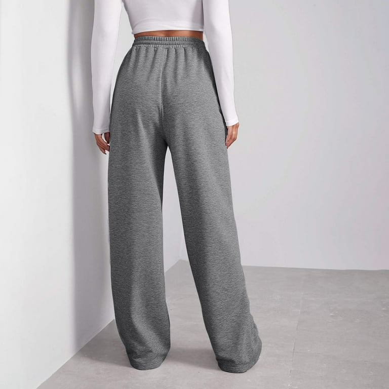 Susanny Wide Leg Sweatpants Wide Leg Drawstring with Pockets Susanny Wide Leg Sweatpants Wide Leg Drawstring with Pockets