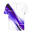 thumbnail image 2 of Mens Casual Pantalones Cortos Impresos Cuello Redondo Suéter Deportes Tee, Fitness Y Casual Hombres Camisetas, 2 of 5