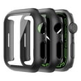 thumbnail image 1 of 2pcs Protective Silicone Cover Case for  Watch Series 7 41/45mm Ultra-Thin Hard PC Bumper Case All-Around Screen Protector, 1 of 7