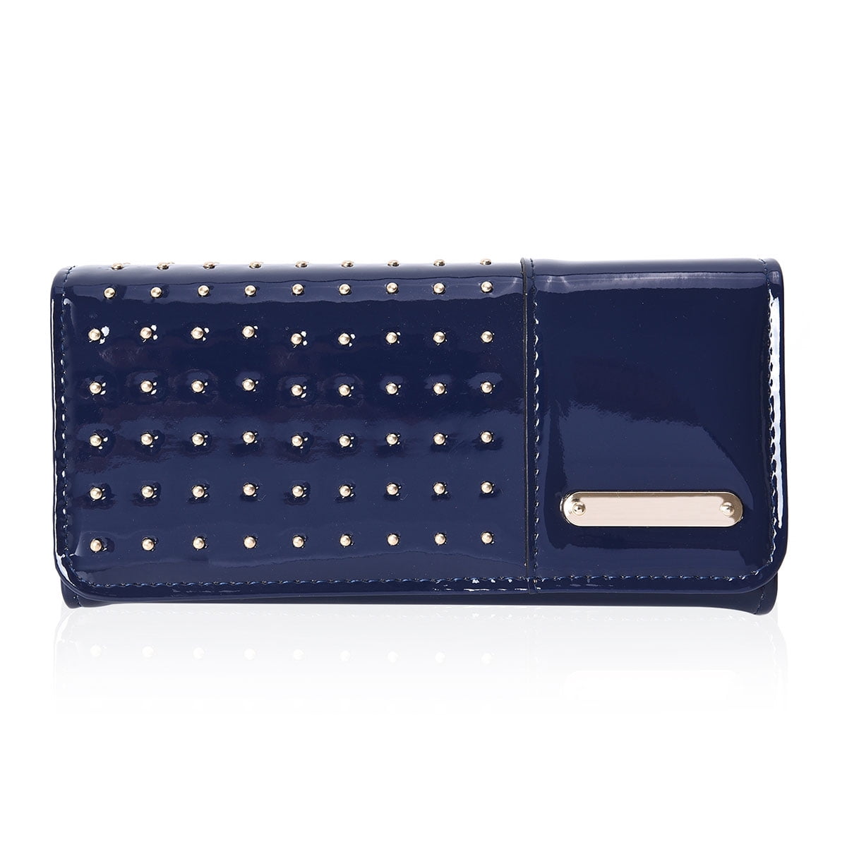 ladies navy clutch bag