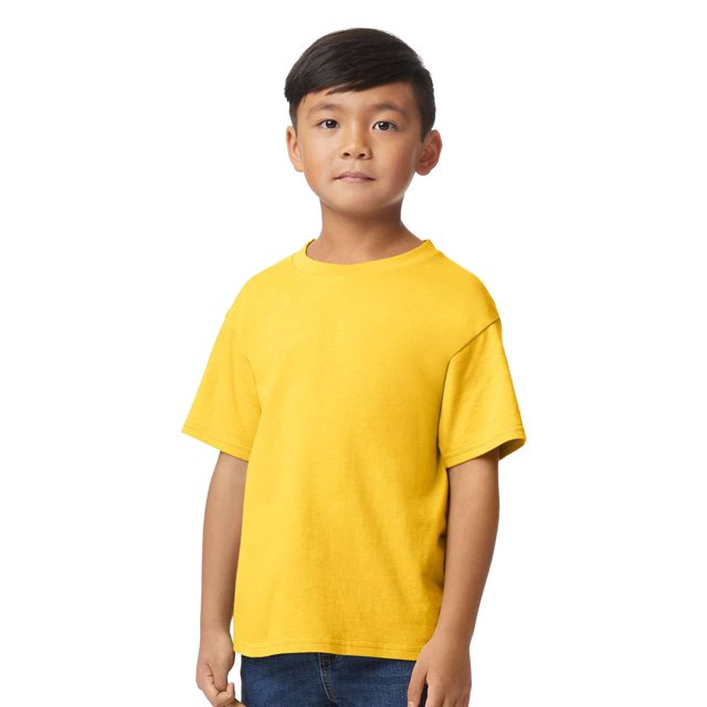 Gildan T-Shirt à Toucher Doux de Poids Moyen pour Garçons/filles