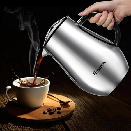 French Press Coffee Maker Stainless Steel & Double Wall Coffee & Espresso Tea Pot 34 oz/1L