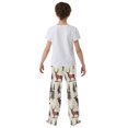 thumbnail image 4 of FORMRS Kids Pajama Pants with Pockets Size 6-8Y Boys Lounge Sleep Bottoms, Plaid Deer, 4 of 8