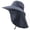 Navy Blue, variant on PULMCheerger Waterproof Breathable Outdoor Sun Hat for Men with 50 UPF Protection Safari Cap Wide Brim Fishing Hat with Neck Flap
