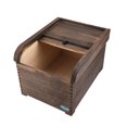 thumbnail image 2 of Paulownia Wood Shuttered Rice Storage Bin Caja de almacenamiento de cocina ambiental 10kg (#02), 2 of 8