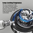 thumbnail image 3 of Solar Rotating Car Freshener Creative Car Aromatherapy Diffuser with Crystal Ball Car Interior Decoration Accessories, 3 of 5