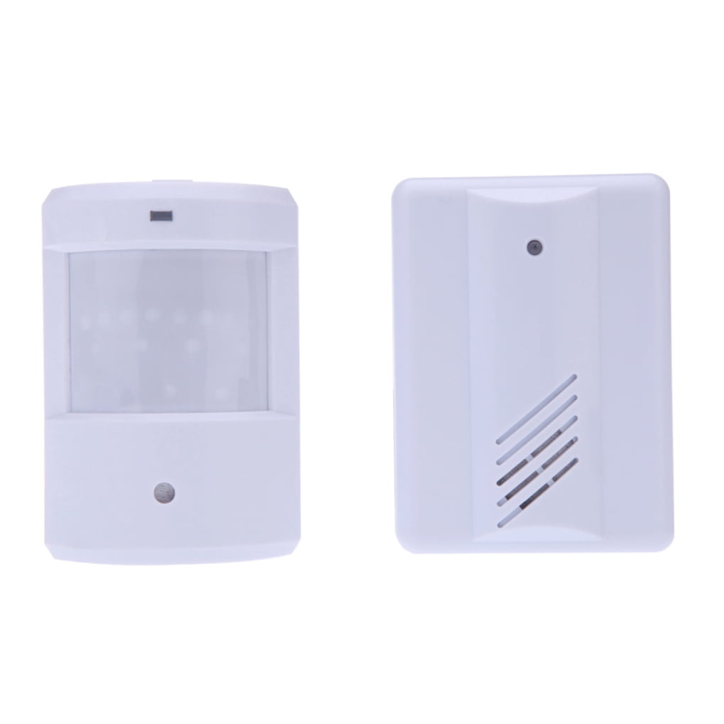 Soimiss Wireless Doorbell Chime White Classic Songs Security Alarm for Guests 1 Set